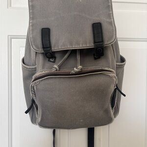 Everlane Gray Canvas Backpack